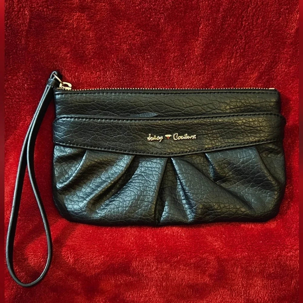 Juicy Couture Black Wristlet/Clutch